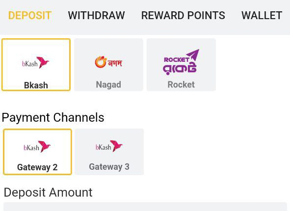betvisa bd com payments how to deposit via the mobile app step 4